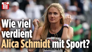 Alica Schmidt plaudert ganz offen: So viel Geld verdient man im Leistungssport