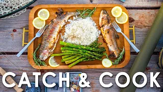 Catch & Cook: Arizona Rainbow Trout || Fly Fishing the Little Colorado River