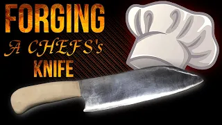 Forging a Chef's knife from Scrap