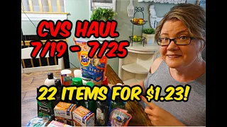 CVS HAUL (7/19 - 7/25) | 22 ITEMS FOR ONLY $1.23! 💃