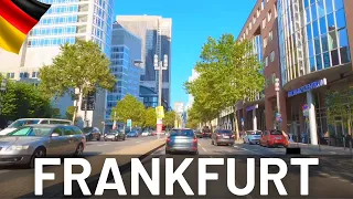 FRANKFURT Driving Tour 🇩🇪 Germany 4K Video Tour. Driving in Frankfurt