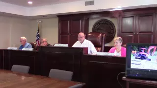 Jasper City Council ~  July 11, 2016