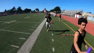 Lowell Vs. Mission San Francisco High School Boys Varsity Football. Linesman Point of View.