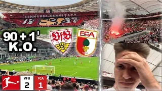 BRUCH in der 91. Minute 🤕 VFB Stuttgart - FC Augsburg | Bundesliga | Stadionvlog #8 | Tico