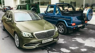 ГЕЛИК КУПЕ КАБРИК V8?! Военный МАЙБАХ! В гостях у TOPCAR. Mercedes-Maybach. G-Class. G 500 Coupe.