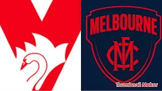 Round 2, 2021; Sydney Vs Melbourne - AFL Evolution 2