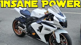 Insane Highway Ride-Full Throttle![Quickshifter + Racefit Exhaust] ft Cbr1000+Gsxr1000