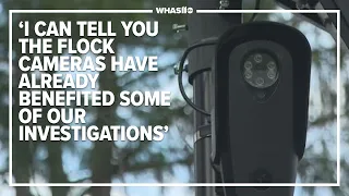 Crews installing Flock Safety Cameras in St. Matthews neighborhood