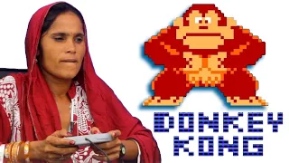 Tribal People Play Donkey Kong For The First Time