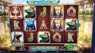 $20 bonus money on Legacy of Egypt