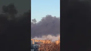 Вибух у Львові | Чорний дим над будинками