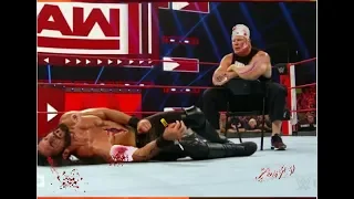 Brock Lesnar assaults Seth Rollins .raw 29/7/2019