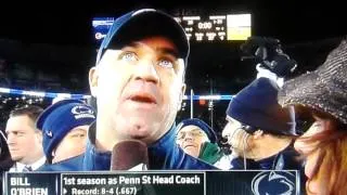 "They're a bunch of fuckers" -- penn state football coach bill o'brien 11/24/12