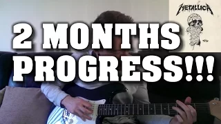 MY 2 MONTHS GUITAR PROGRESS!!!!!