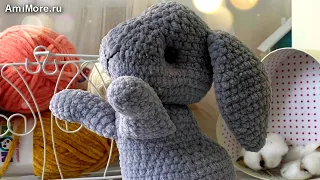 Амигуруми: схема Кролик Лёля. Игрушки вязаные крючком - Free crochet patterns.