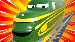 Le train A GRANDE VITESSE fait la COURSE contre Henry le train - Dessin animé de Tains pour enfants