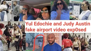 Yul Edochie and Judy Austin fake airport video exp0sed as publicly d!sgraced by May Edochie new deal