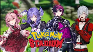 【POKEMON STADIUM】Minigame Showdown! w/ SELEN, FULGUR, DOPPIO【NIJISANJI EN】