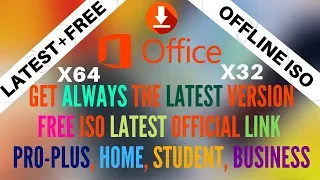 Download Microsoft Office 365 1905 Latest Version 2019 ISO Offline Installer x64 x32