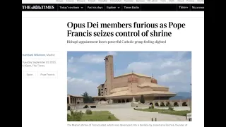 About an article in The Times 6 Sept 2023 on Opus Dei