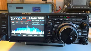 Using the brilliant Yaesu FTDX10 transceiver on top band, 1.846 MHz