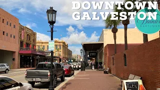 Downtown Galveston || Walking Around Galveston, Texas