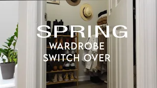 SPRING WARDROBE SWITCH OVER + DECLUTTERING