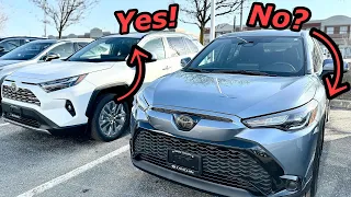 Worlds Best Toyota RAV4 and Corolla Cross Comparison review!