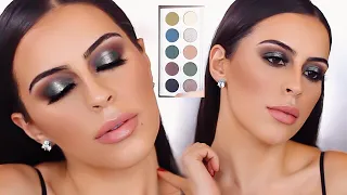 METALLIC GREEN SMOKEY EYE: MORPHE X JACLYN HILL DARK MAGIC PALETTE | NAGAM