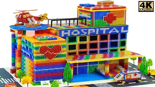 DIY - Build Modern Hospital From Magnetic Balls ( Satisfying ) | Magnet Satisfying