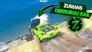 O ZUMANS DERRUBOU O POLICIAL NA AGUA DURANTE A FUGA KK ! GTA RP ! GTA FIVEM ROLEPLAY