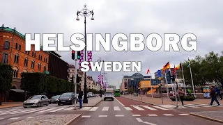 Helsingborg, Sweden - Driving Tour 4K