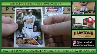 2023 Topps Series 1 Baseball Jumbo 6 Box FULL CASE Break #7