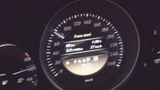 Mercedes w204 2011 C220 CDi 125 kW acceleration 0-100