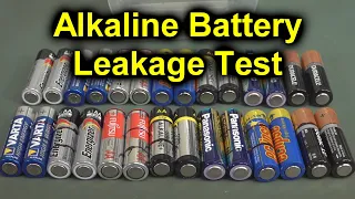 EEVblog #1274 - Long Term Alkaline Battery Leakage Testing