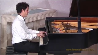 Leonardo Pierdomenico esegue F. Liszt - Ballata per pianoforte n.1 in re b magg. S.170