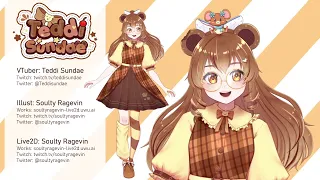 【Live2D Model Showcase】Teddi Sundae【VTuber】