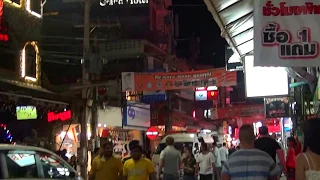 Паттайя Волкин Стрит Pattaya Walking Street 2015 non stop 25 minutes