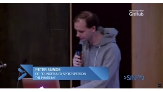 SINFO Conf 2015 - Peter Sunde (The Pirate Bay)