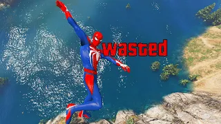 GTA 5 Epic Wasted Spider-Man Jumps/Fails Ep.110 (Spider-Man Fails, Funny Moments)