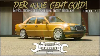 Projekt 400E Teil 9: Das erste Auto der Welt in "Californian Rockhard Gold"