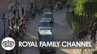 Queen’s Grandchildren Arrive to Stand Vigil Round Queen