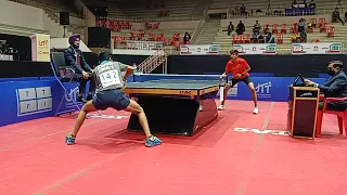 Aakash K J (KNT) VS Ankur Bhattacharjee (WB) Under 17 Boys' singles CZ Finals 2022 Mission Olympics