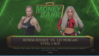 WWE 2K22 PS5 Gameplay Ronda Rousey vs. Liv Morgan