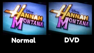 Hannah Montana - Theme Song Comparison - Season 3 DVD (HD)