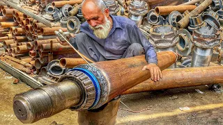 A 76 Year Old Hardworking Craftsman Manufacturing Axles for Heavy Duty Vehicles