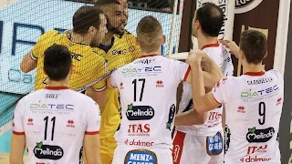 Superlega A1: Semifinale gara 3. Tanta tensione, espulsi Bruno e Kaziyski... il gesto dell'ombrello