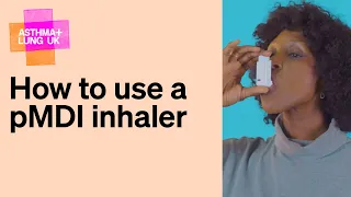 How to use a pMDI inhaler