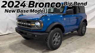 NEW BASE BRONCO!! 2024 Ford Bronco Big Bend 2-Door Review