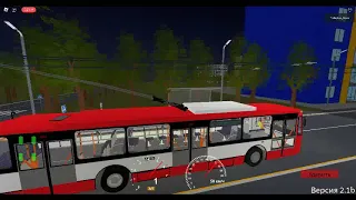 троллейбус шкода 14тр сход штанг + немного нарушил правила дорожного движения